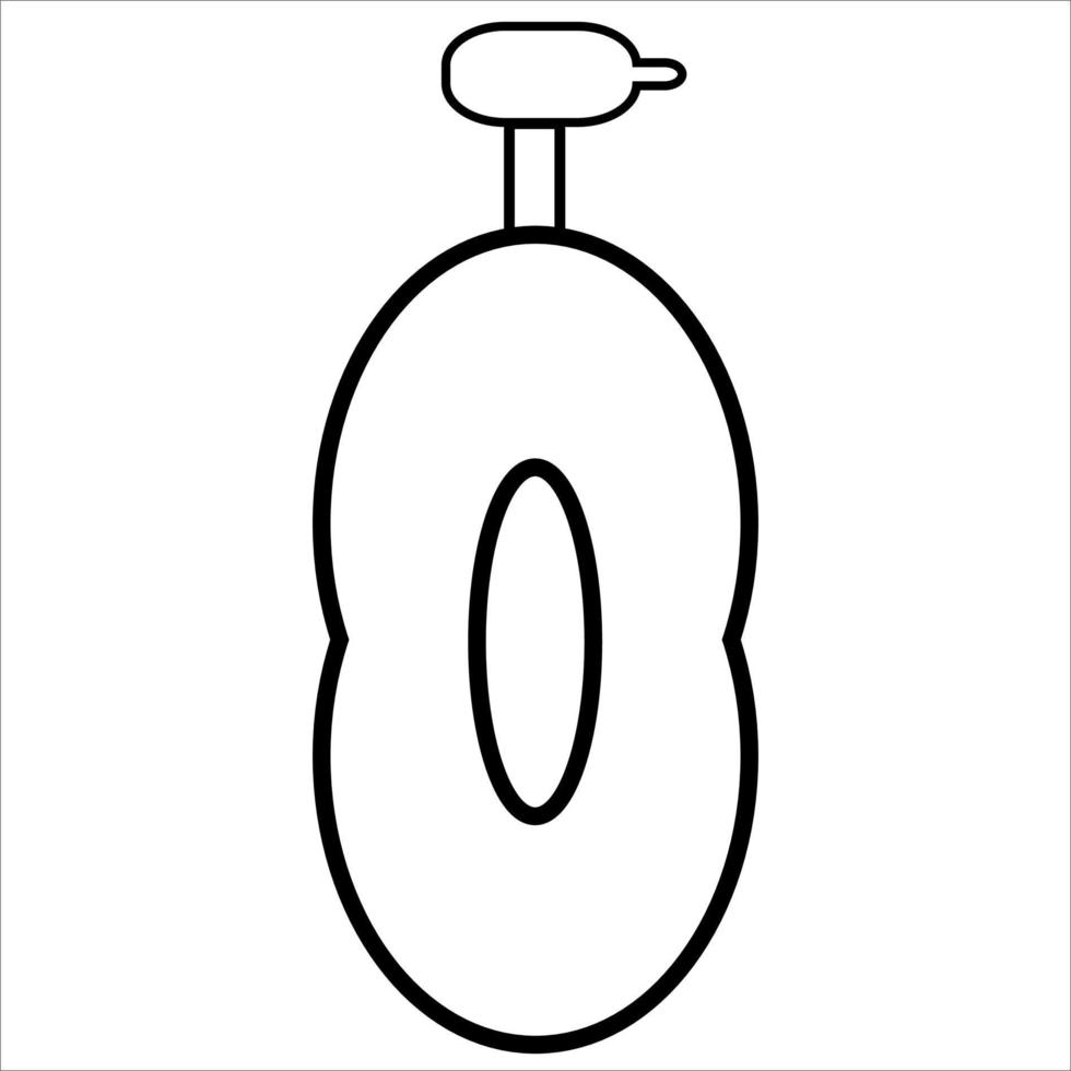 Vector, Image of soap, Black and white in color, on a transparent background vector