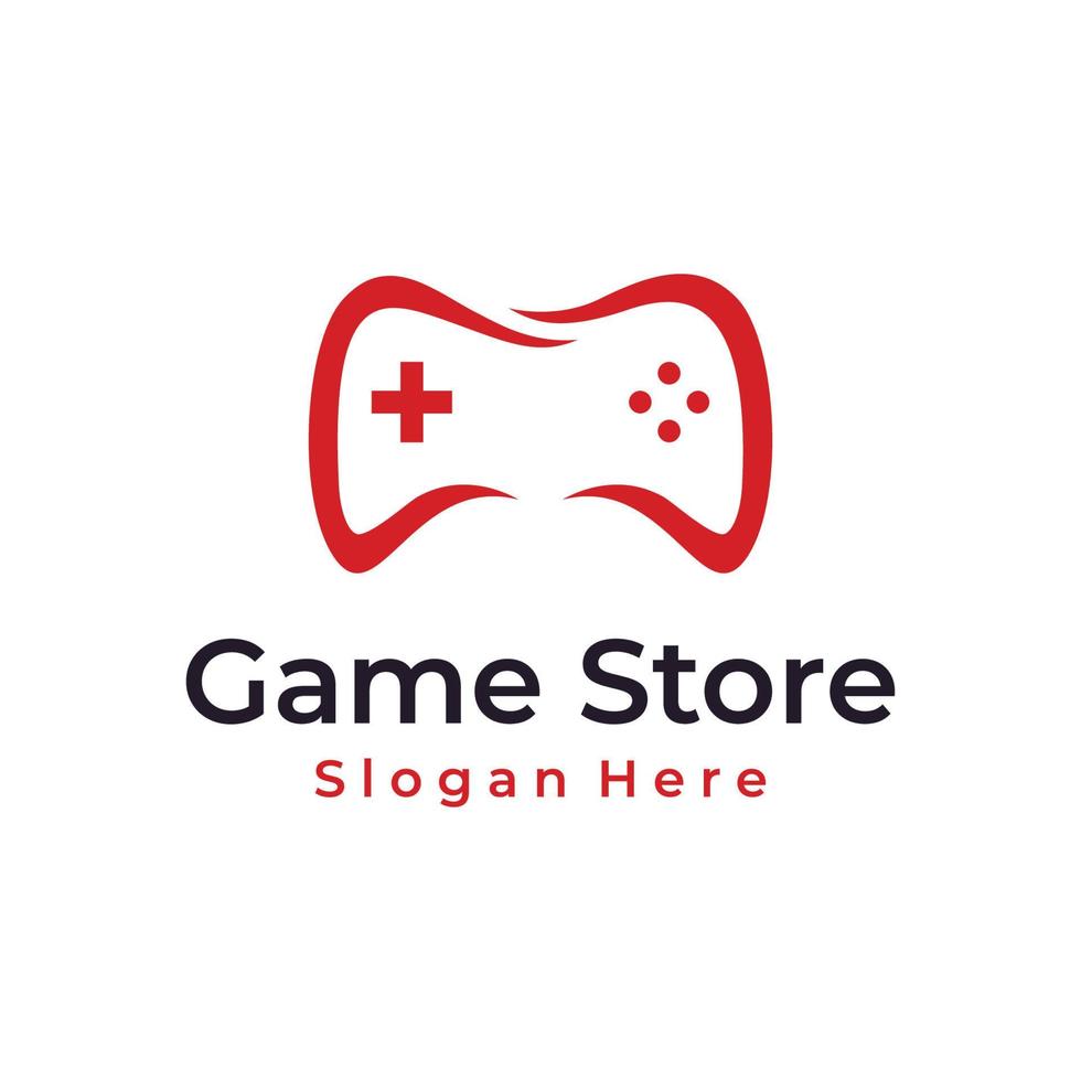 Game stick or gamepad creative design template logo,joystick.Logo for game shop .game company. video game. game online. vector