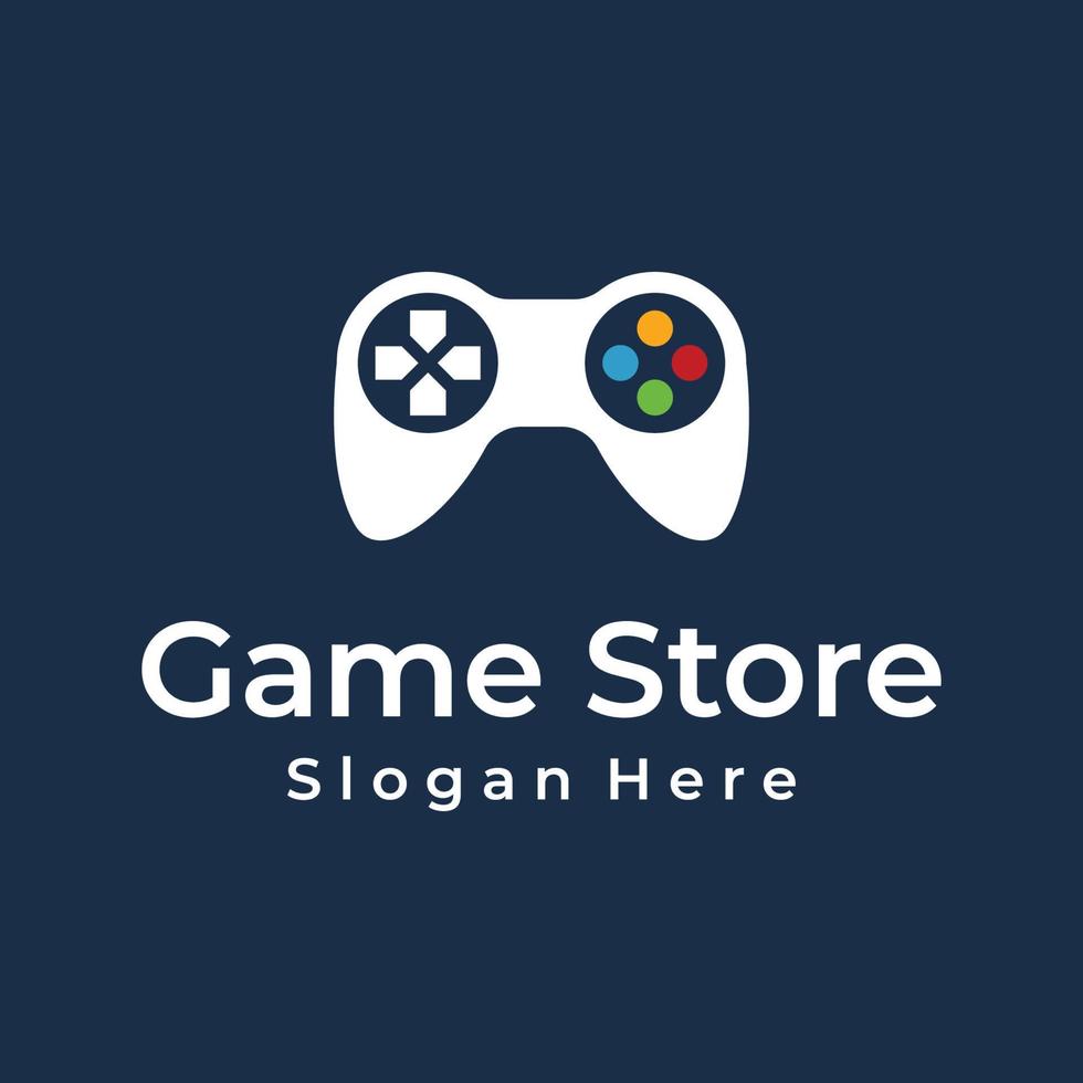 Game stick or gamepad creative design template logo,joystick.Logo for game shop .game company. video game. game online. 15484595 Vector Art at