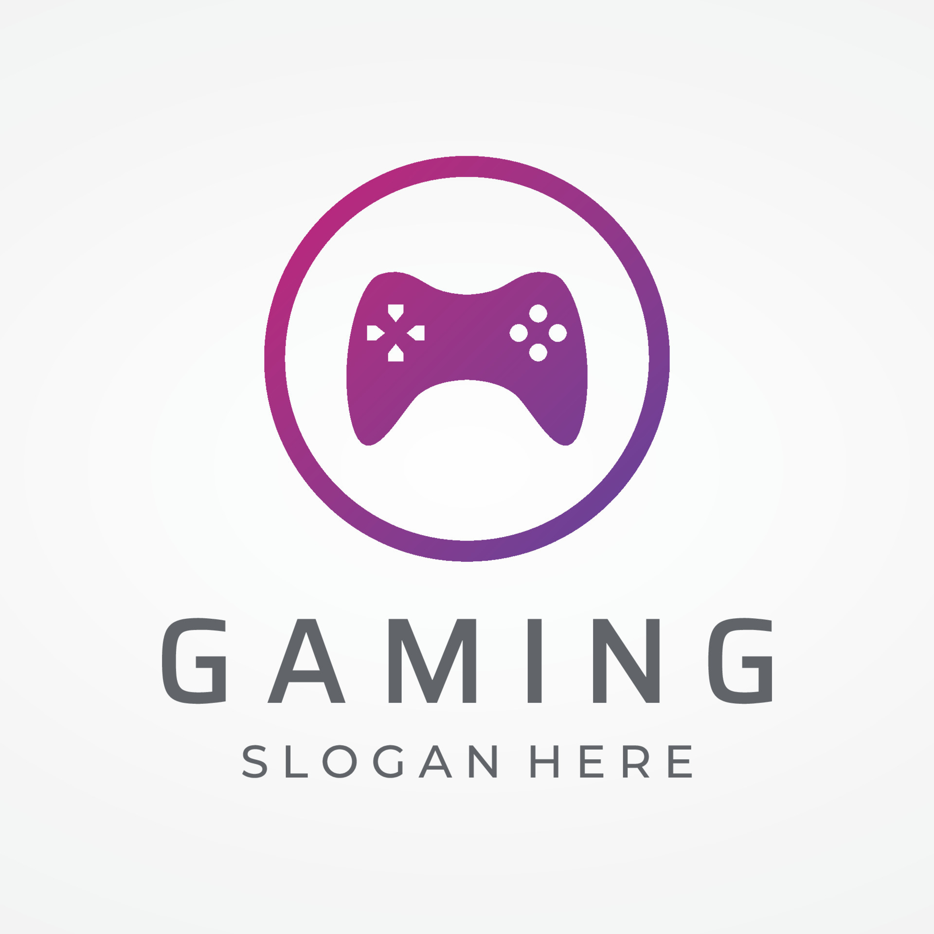 Game stick or gamepad creative design template logo,joystick.Logo for