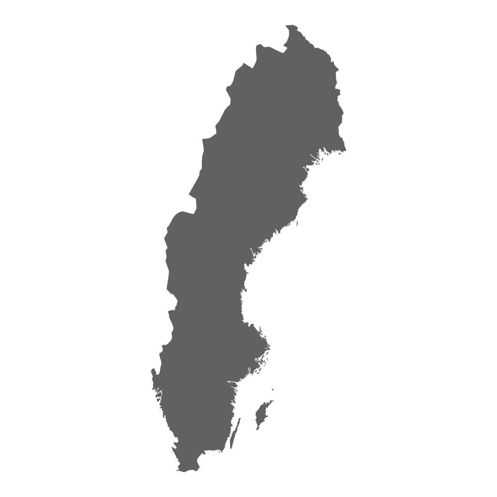 map of sweden vector