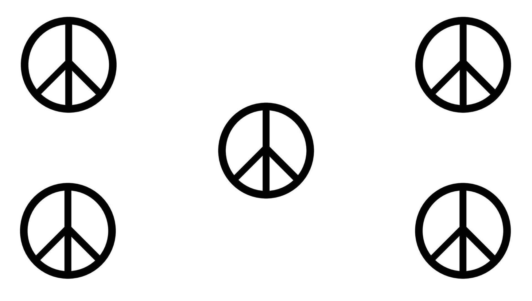 Peace Symbol Background vector