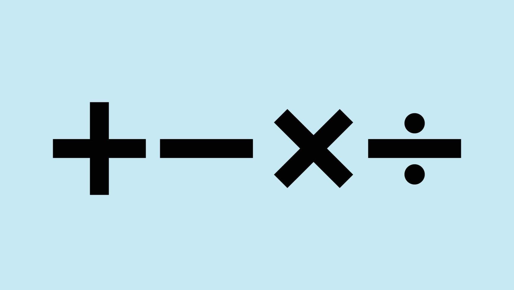 Mathematics Plus Minus Multiply Divide Symbol 15484949 Vector Art At mathematics-plus-minus-multiply-divide-symbol-15484949-vector-art-at