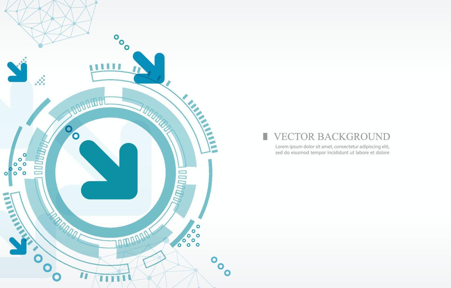 Technology vector white background.timer internet speed.arrow icon.