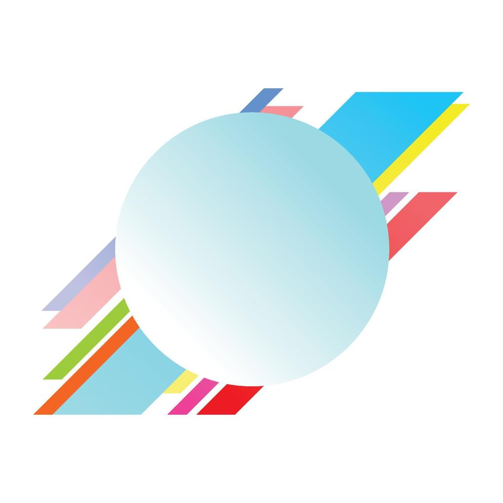 abstract circle gradient background. modern colorful art design. vector