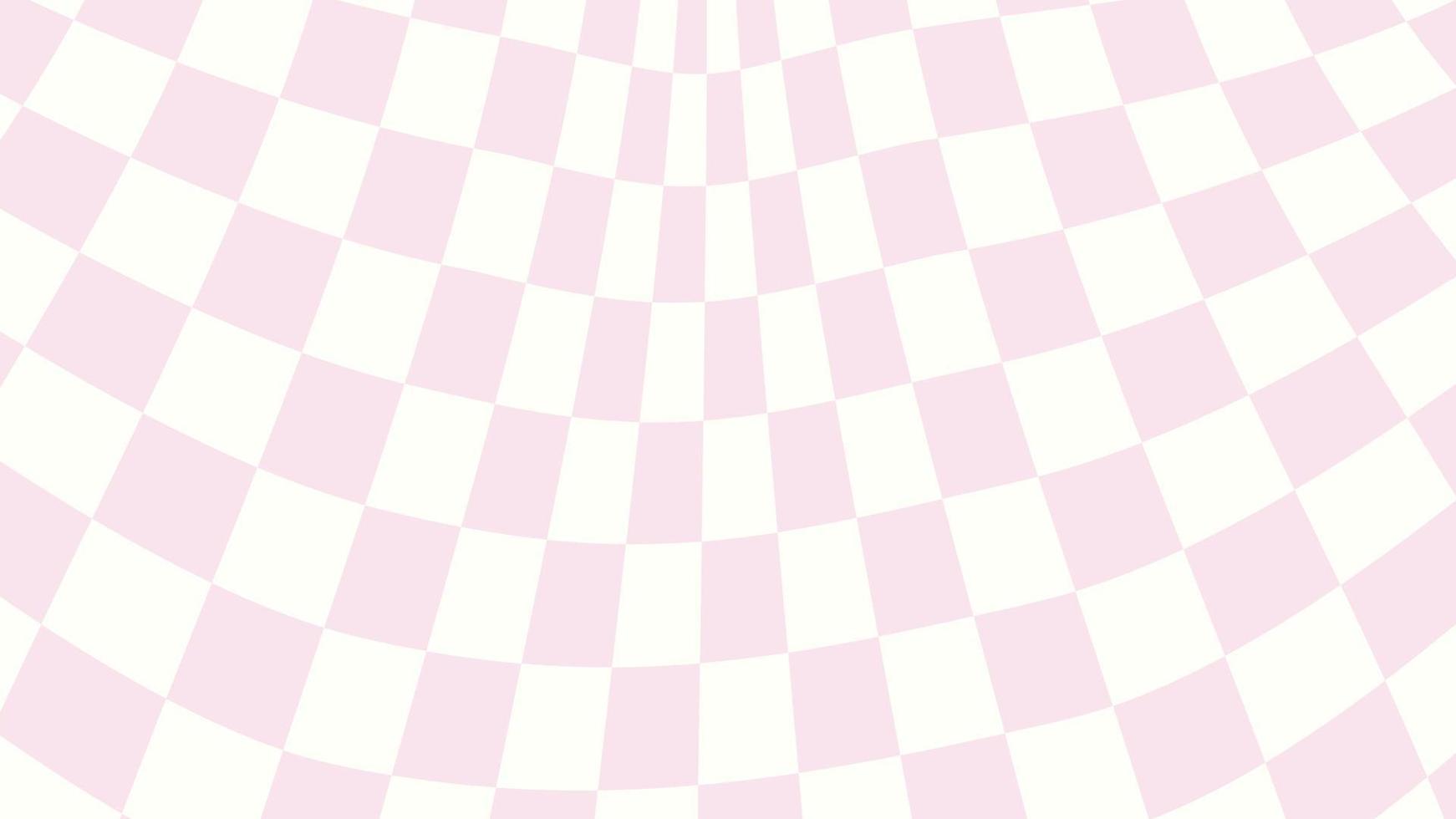 linda estética distorsionada tablero de ajedrez rosa pastel y amarillo,  gingham, plaid, cuadros, ilustración de papel tapiz de tartán, perfecto  para pancarta, telón de fondo, postal, fondo, papel tapiz 15486833 Vector en