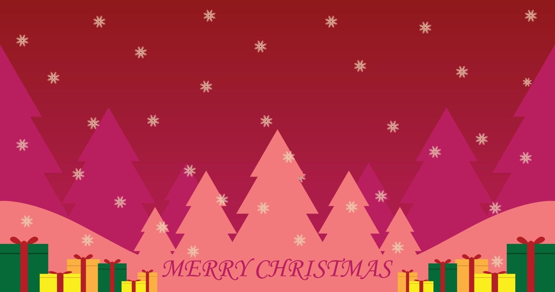merry christmas background with copy space area. suitable to us on christmas event 2022. vector