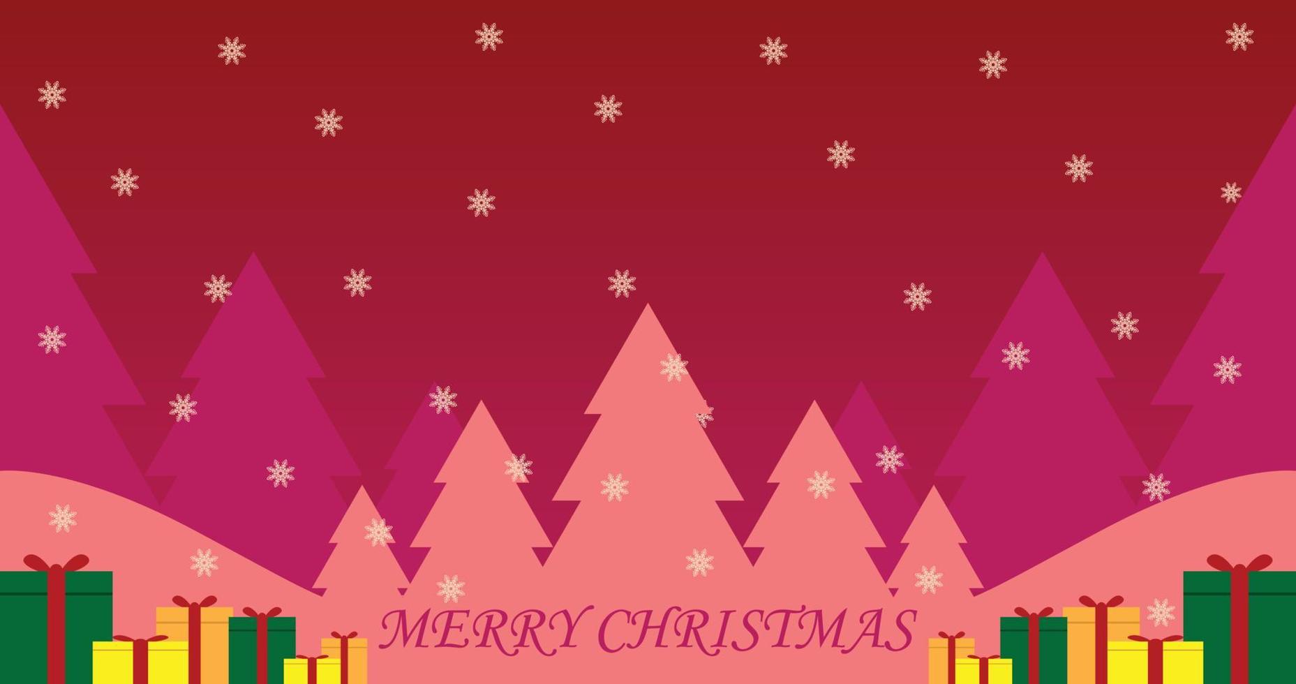 merry christmas background with copy space area. suitable to us on christmas event 2022. vector