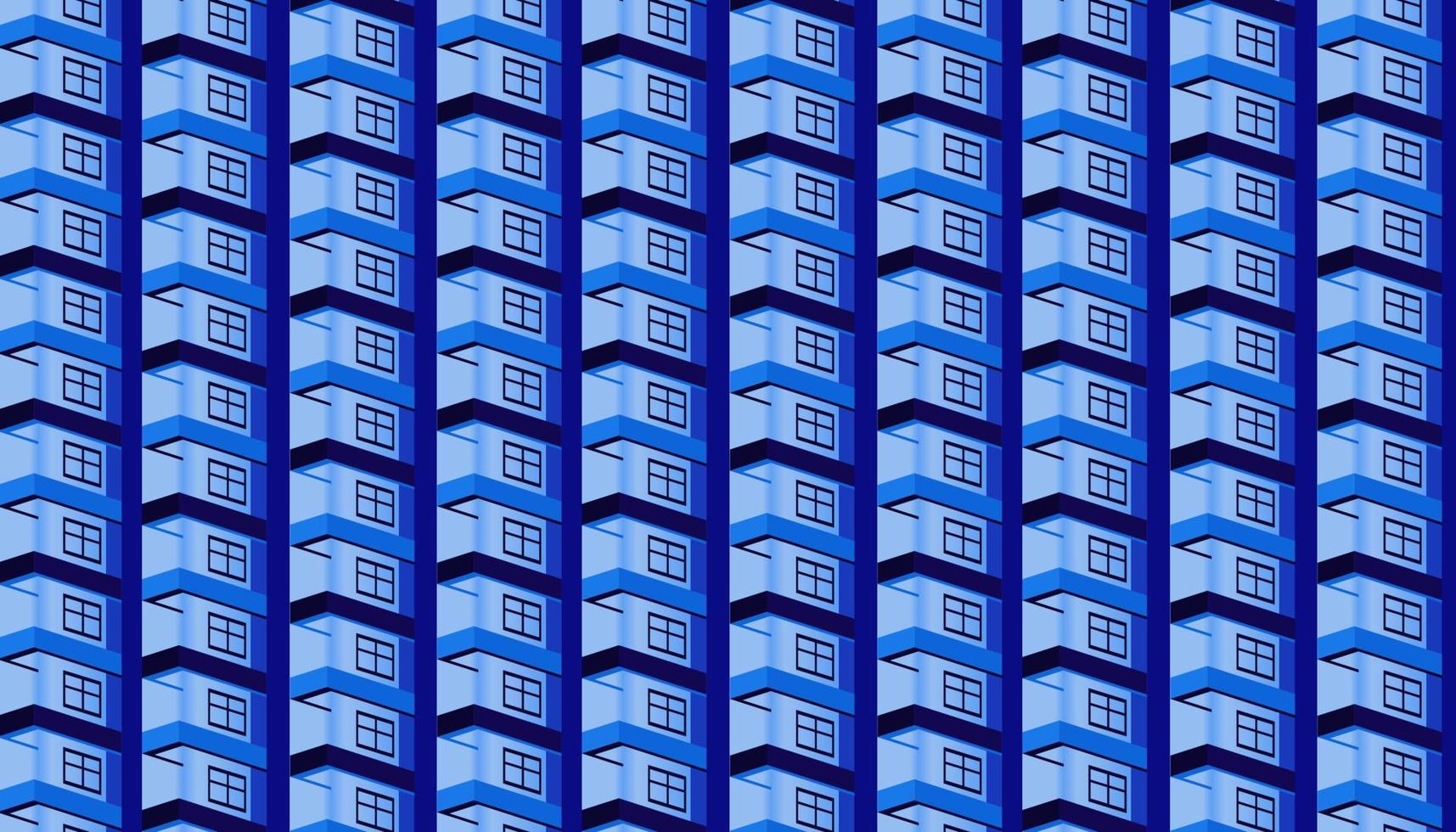 Vector background abstract blue apartment patern design