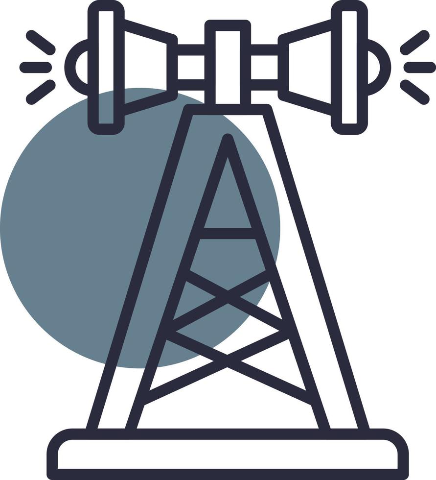 Antenna Creative Icon Design vector