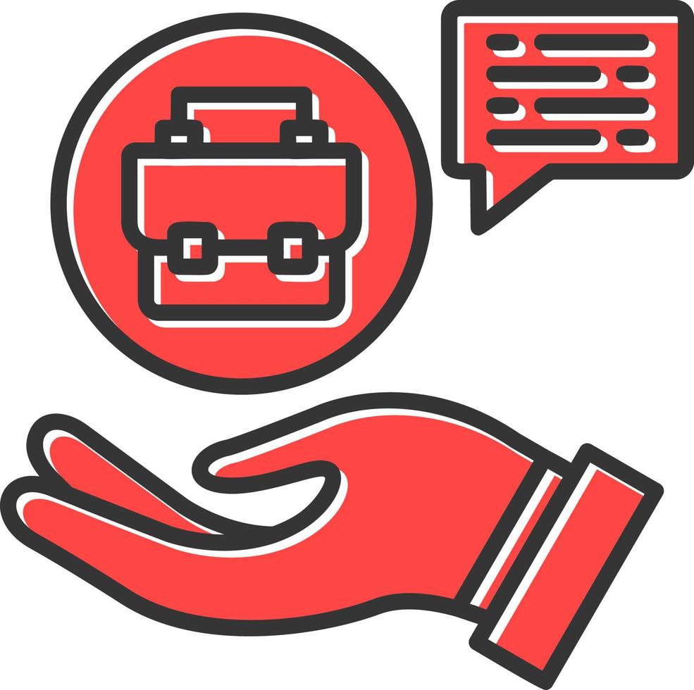 Job Offer Creative Icon Design vector