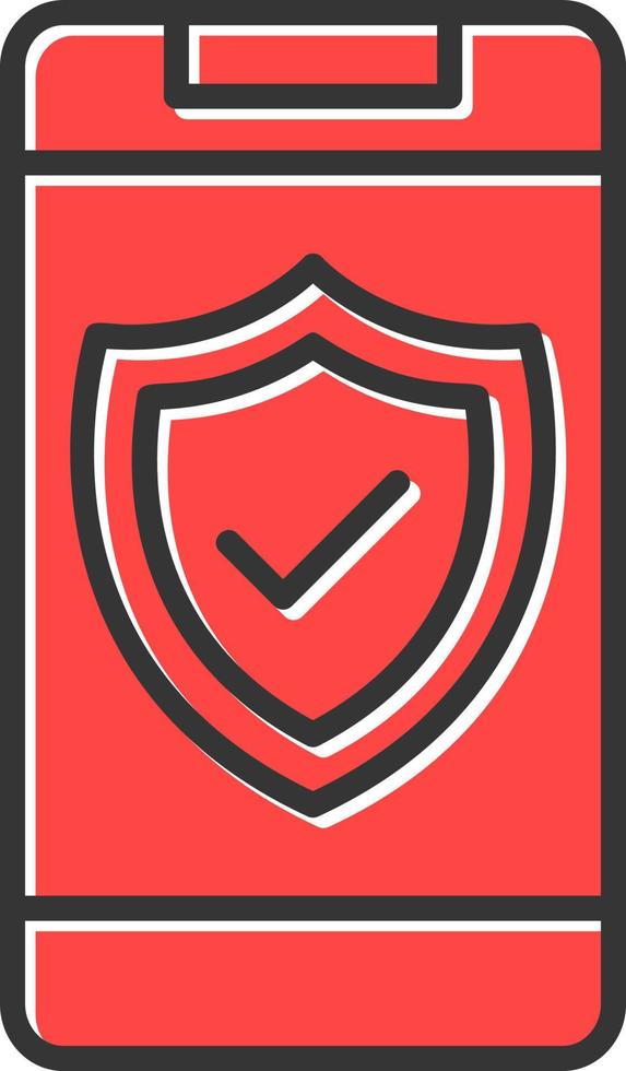 Phone Insurance Creative Icon Design vector