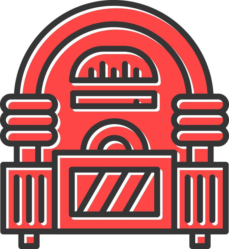 Jukebox Creative Icon Design vector