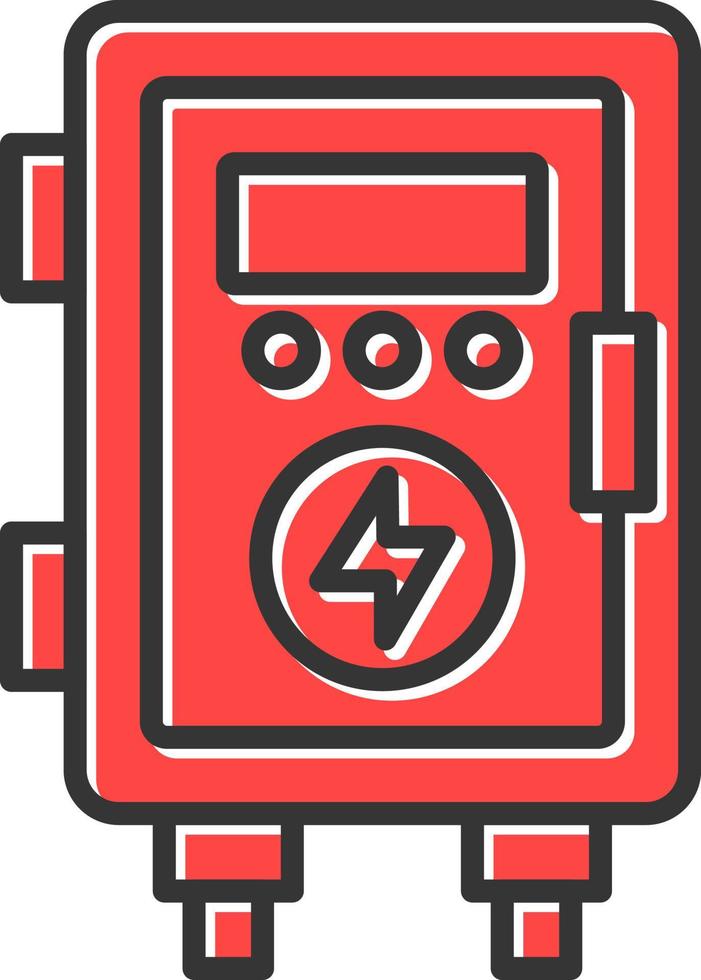 Fuse Box Creative Icon Design vector