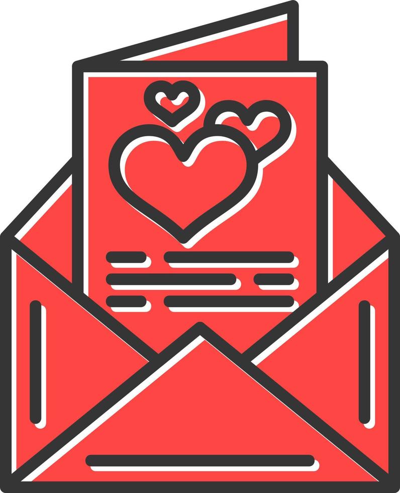 diseño de icono creativo de tarjeta de boda vector