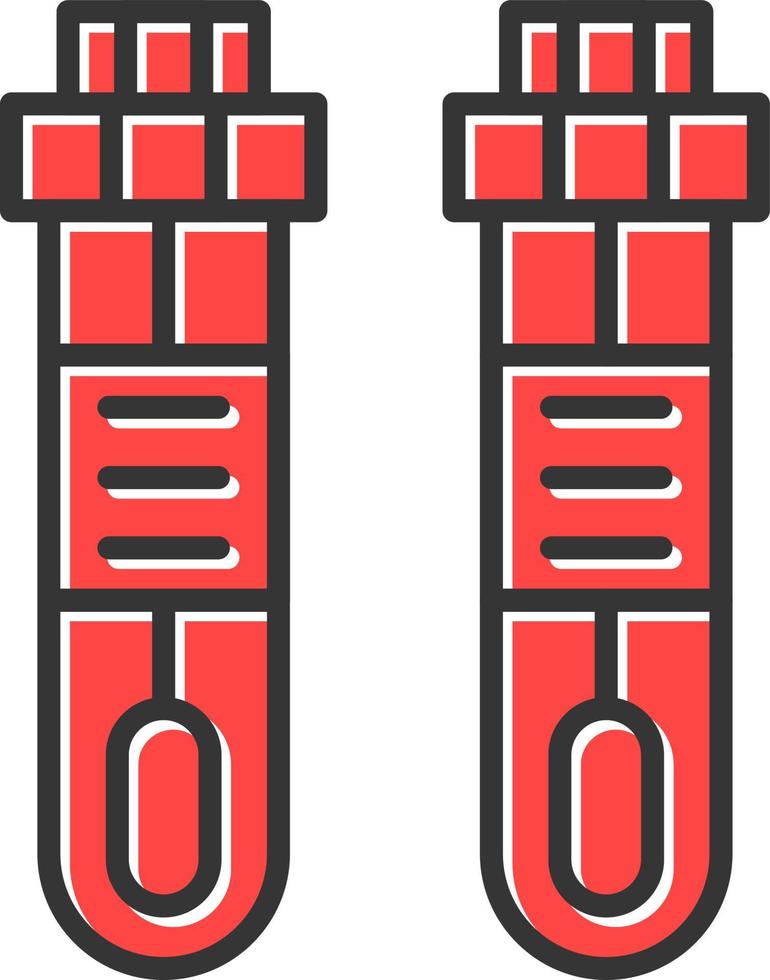 Blood Test Creative Icon Design vector