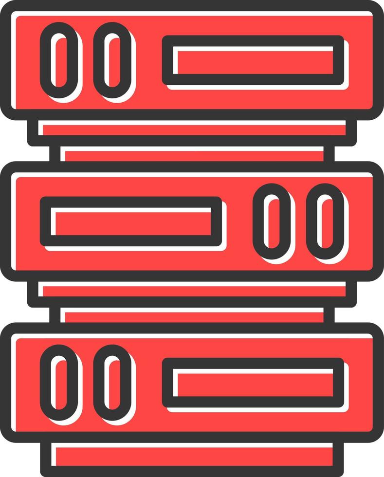 Server Creative Icon Design vector