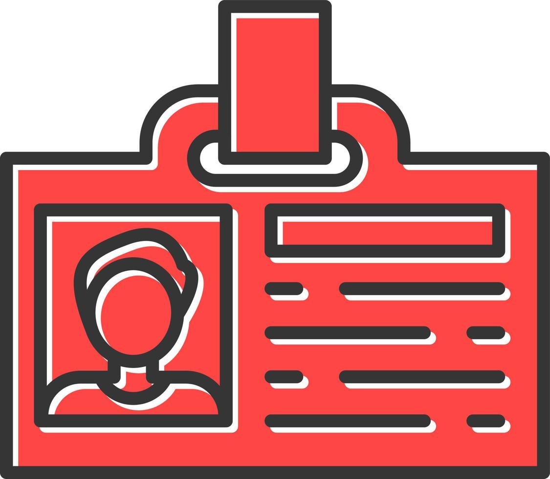 Id Card Creative Icon Design vector