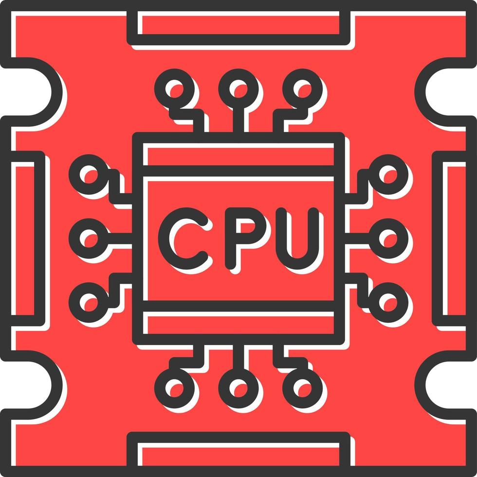 Processor Creative Icon Design vector