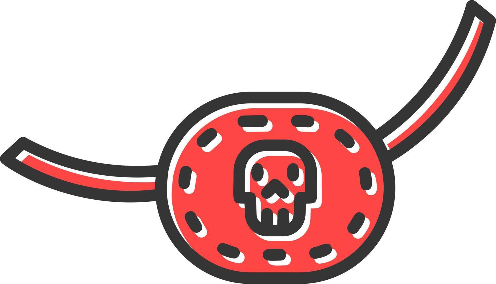 Pirates Patch Creative Icon Design vector
