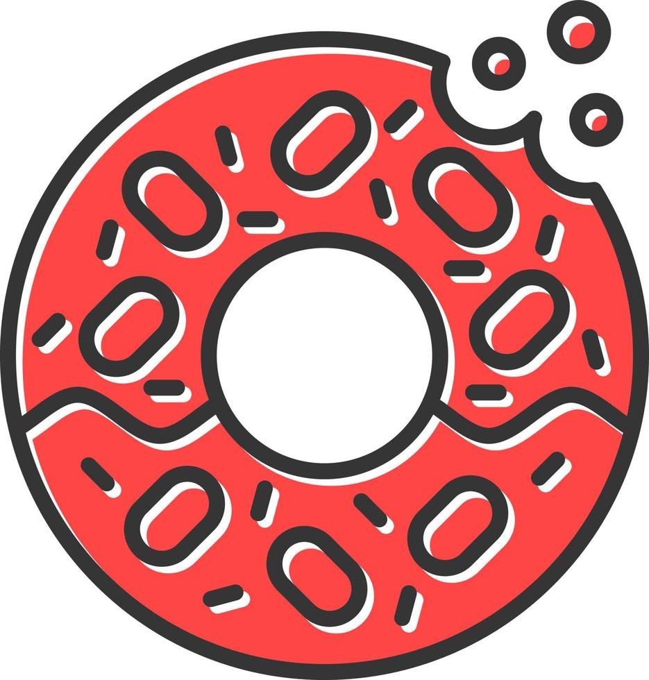 Donut Creative Icon Design vector