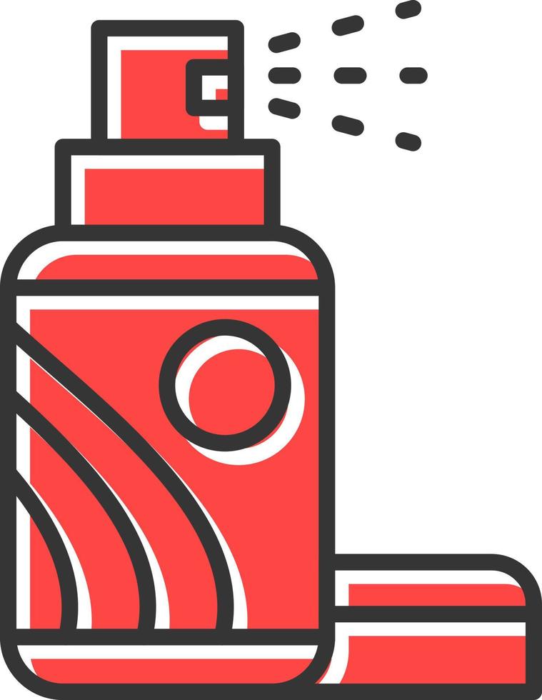 Hairspray Creative Icon Design vector