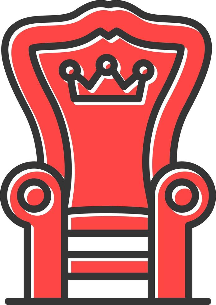 Throne Creative Icon Design vector