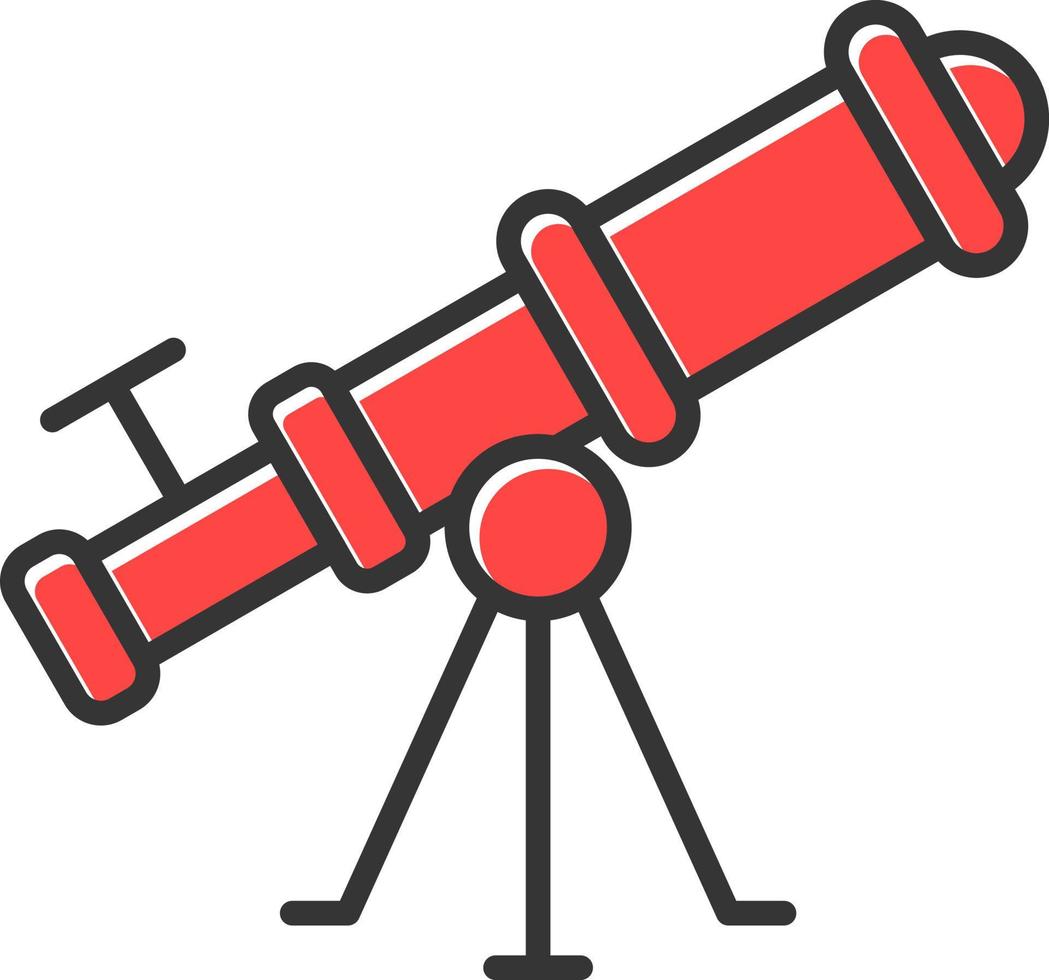 Telescope Creative Icon Design vector