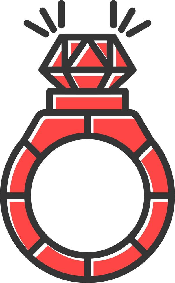 Ring Creative Icon Design vector