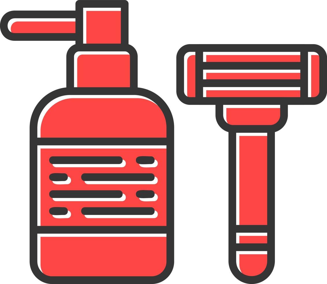 Shaving Creative Icon Design vector