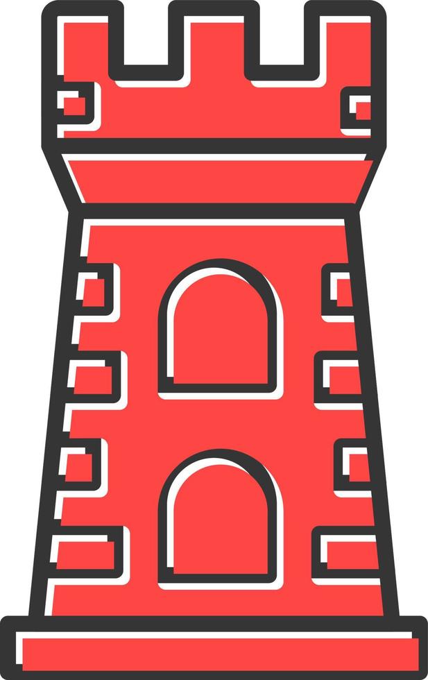 Tower Creative Icon Design vector