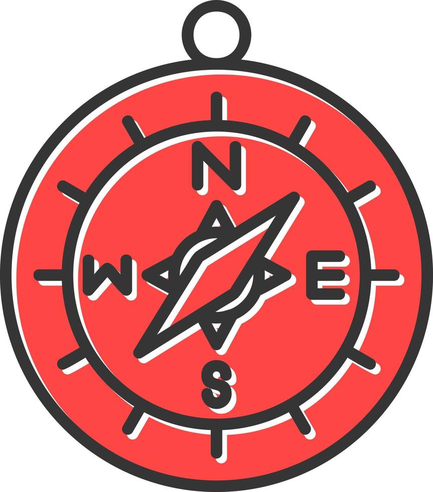 Compass Creative Icon Design vector