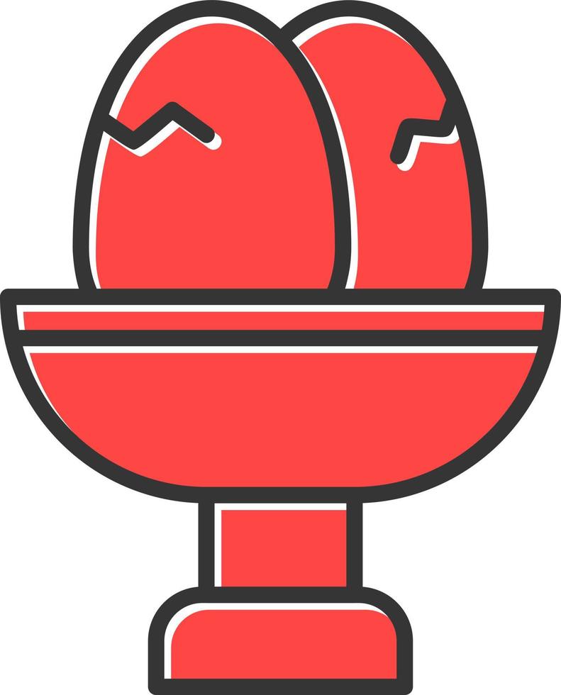 Eggs Creative Icon Design vector