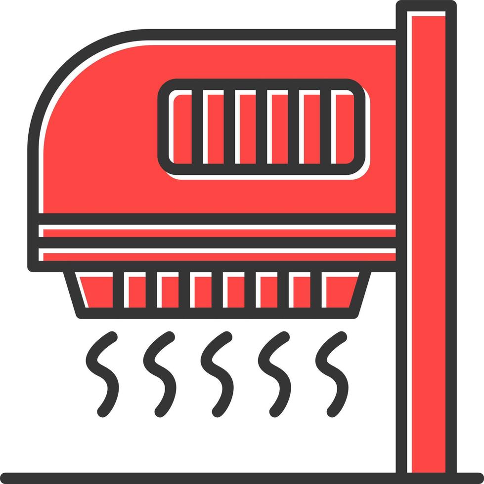 Hand Dryer Creative Icon Design vector