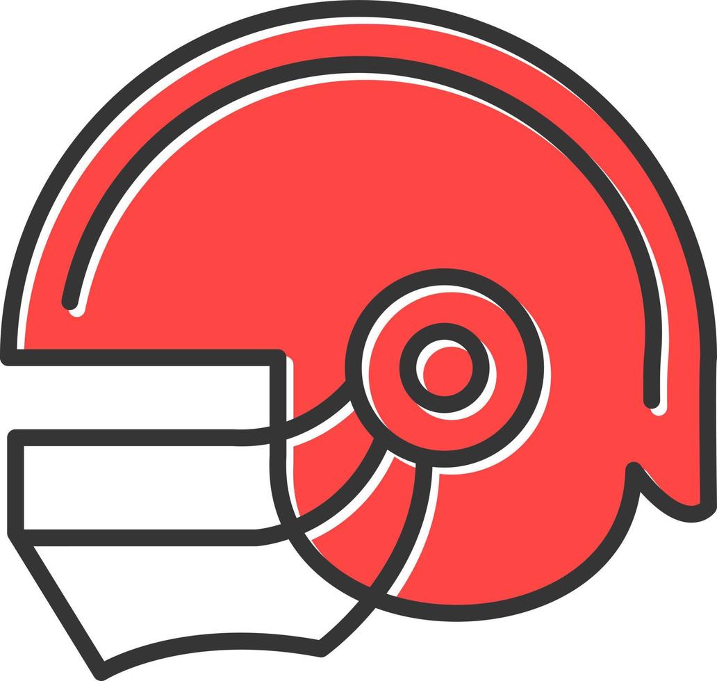 Helmet Creative Icon Design vector