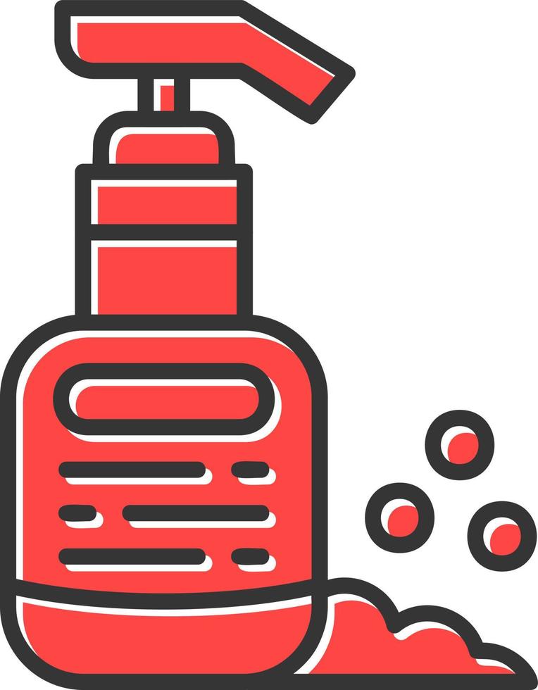 Shampoo Creative Icon Design vector