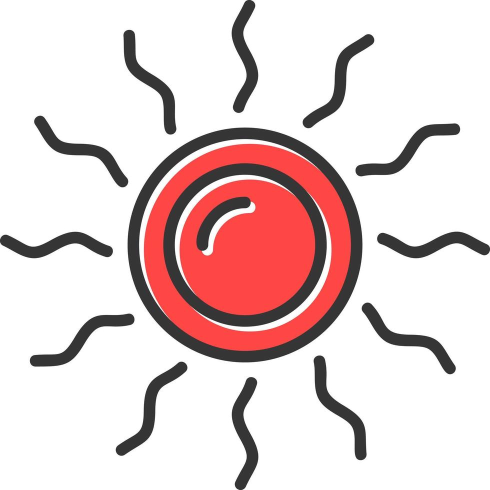 Sun Creative Icon Design vector