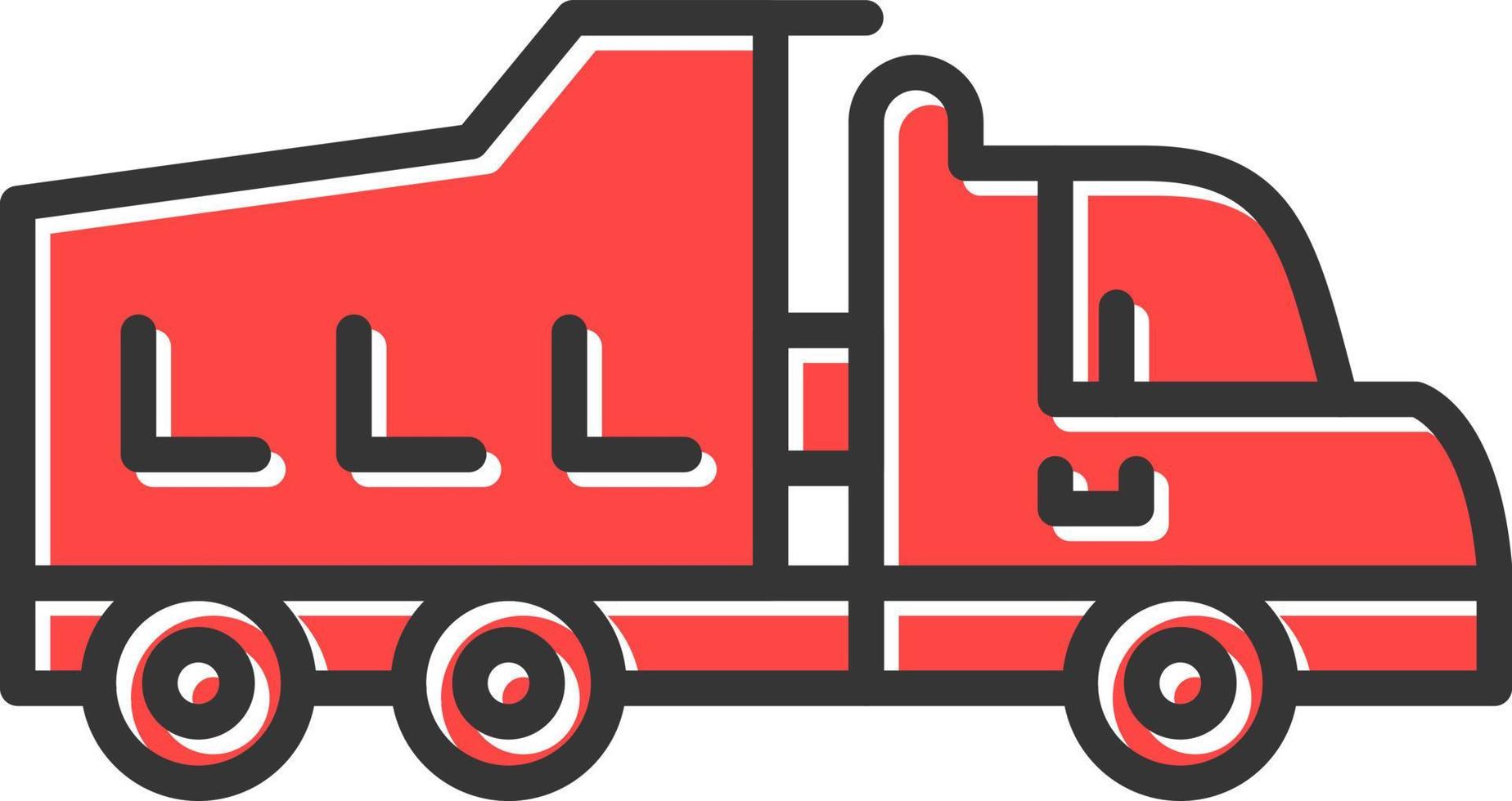 Truck Creative Icon Design vector
