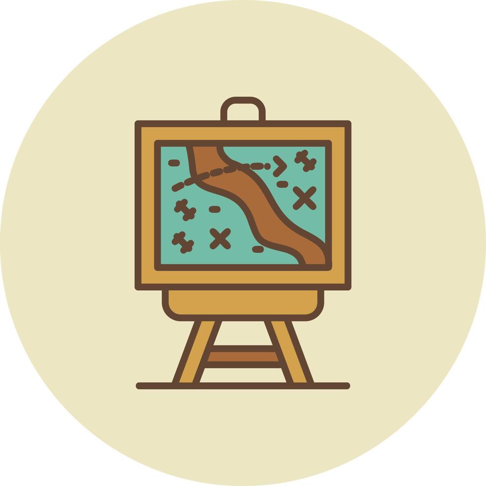 Map Creative Icon Design vector