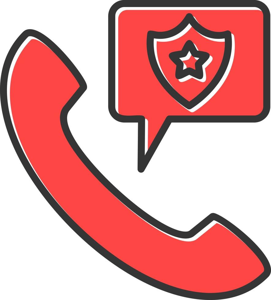 Police Call Creative Icon Design vector
