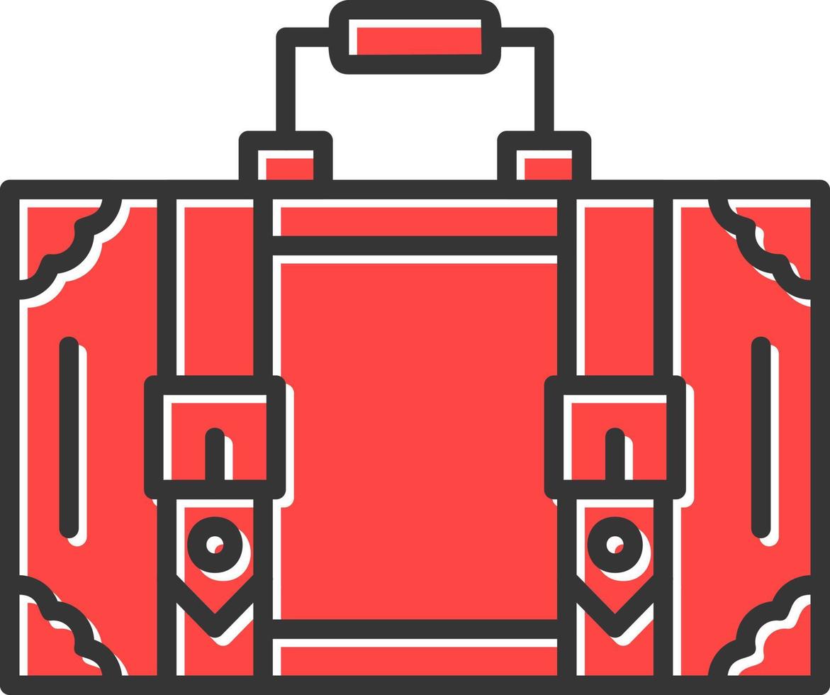 Suitcase Creative Icon Design vector