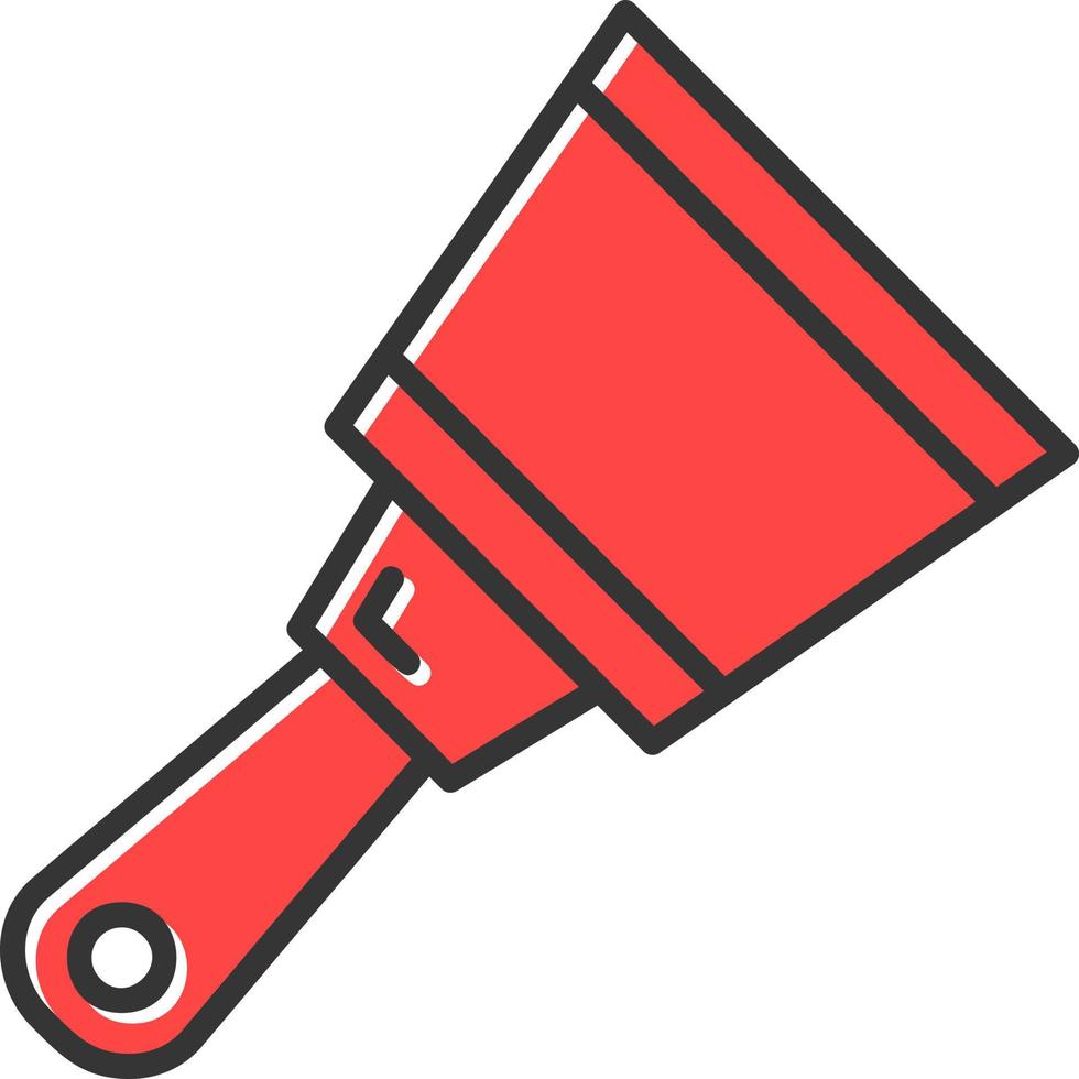 Paint Scraper Creative Icon Design vector