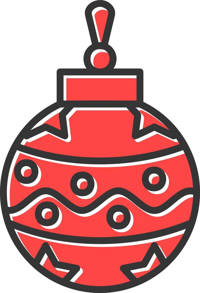 Bauble Creative Icon Design vector