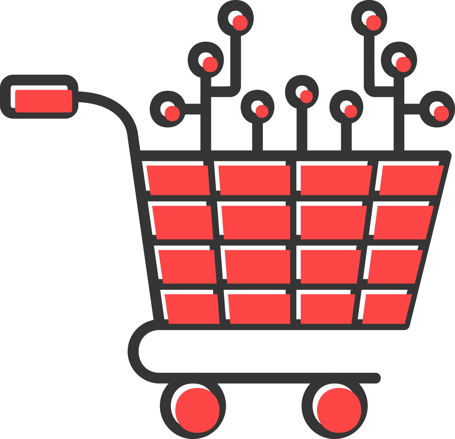 Shopping Cart Creative Icon Design 15489312 Vector Art at Vecteezy