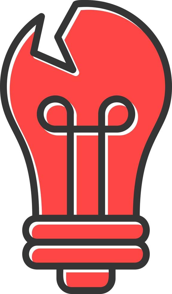 Bulb Creative Icon Design vector