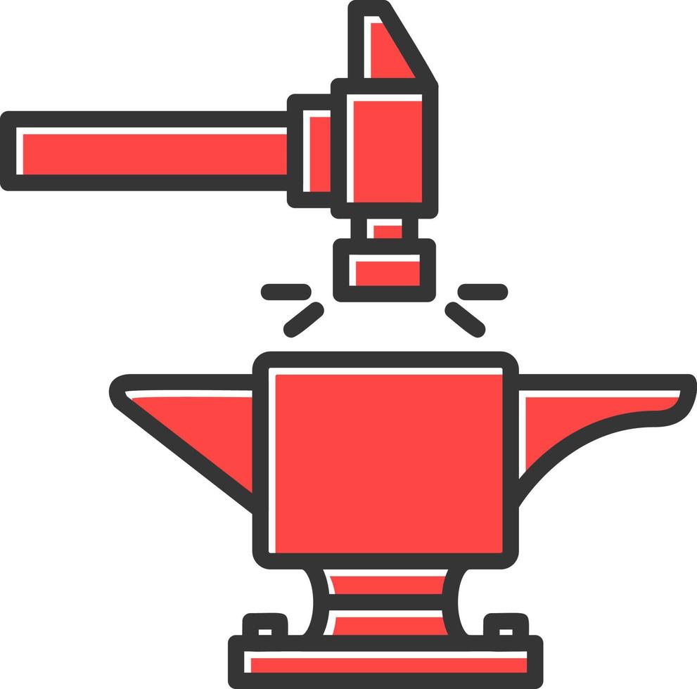 Anvil Creative Icon Design vector