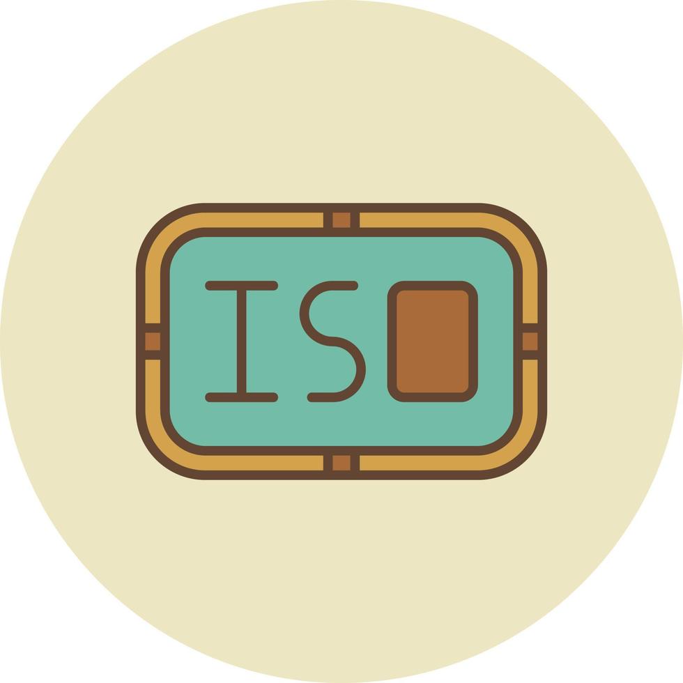 Iso Creative Icon Design vector
