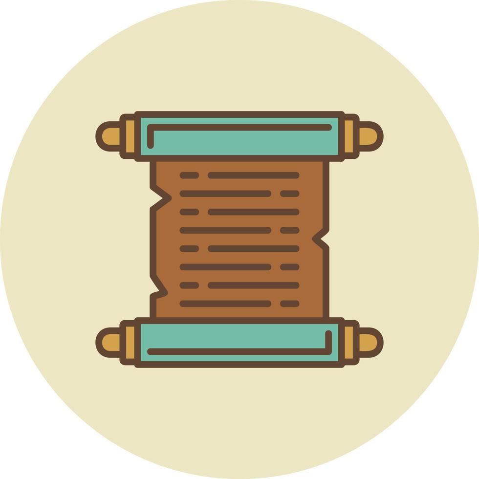 Scroll Creative Icon Design vector