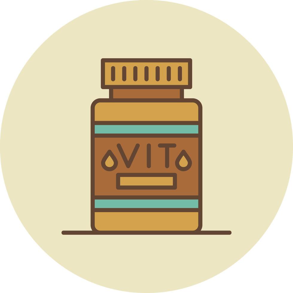 Vitamin Creative Icon Design vector