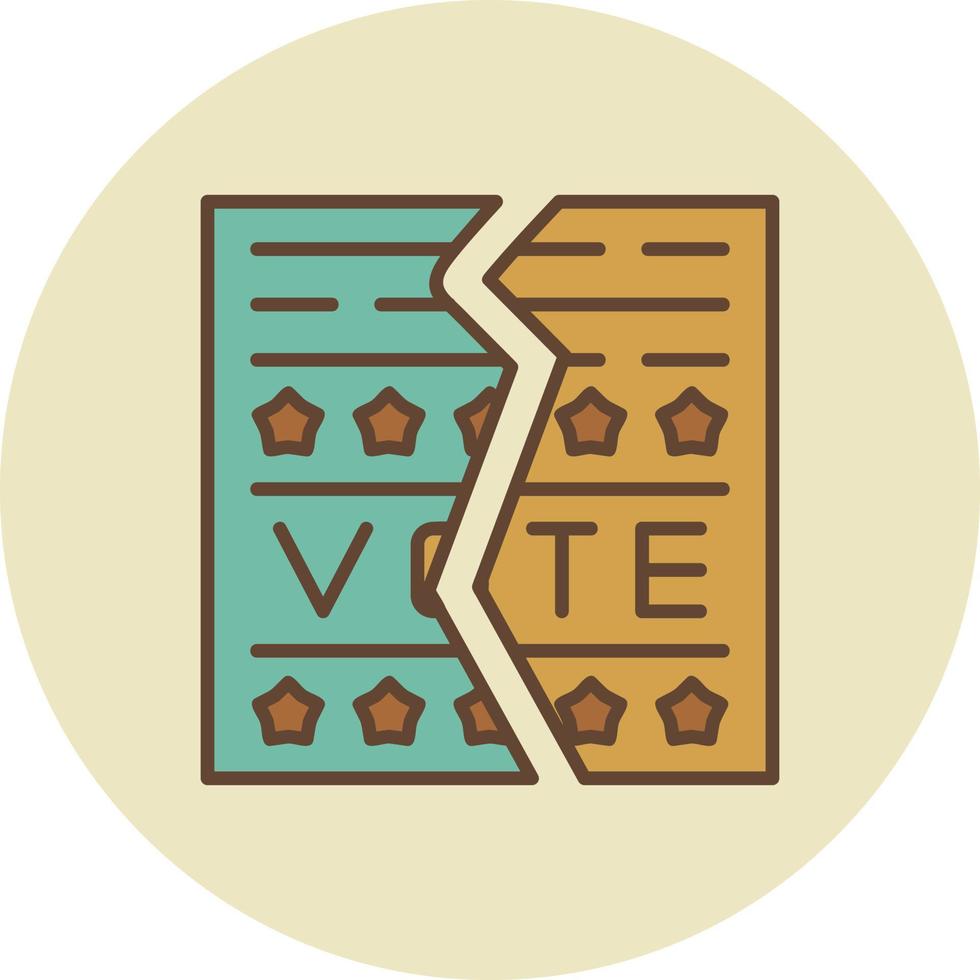 Ballot Creative Icon Design vector